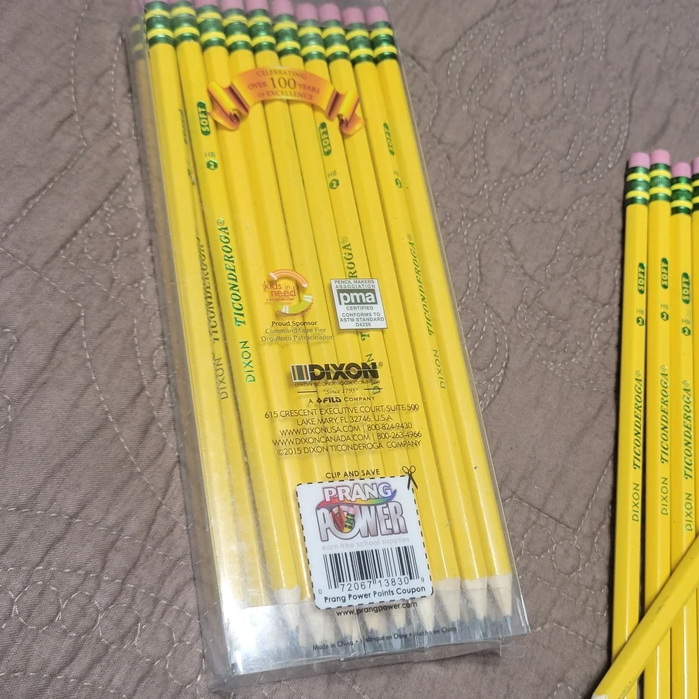 30 Ticonderoga #2 Pencil bundle with BONUS extra 10 pencils  NEW